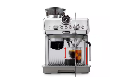 ماكينة القهوة De'Longhi La Specialista Prestigio EC9255.M هي ماكينة متطورة موجهة لعشاق القهوة