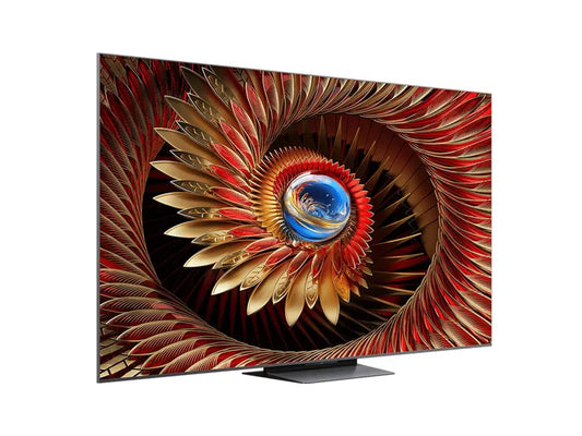شاشة TCL C8K مقاس 75 بوصة – QD-Mini LED بريميوم، حتى 3840 منطقة تعتيم، سطوع 4500 شمعة، HDR، ومعدل تحديث 288Hz للألعاب