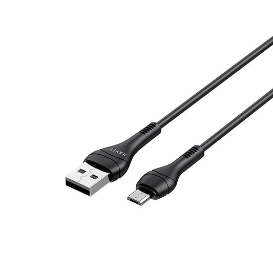هافيت CB6159 كابل شحن مايكرو 1 متر أسود