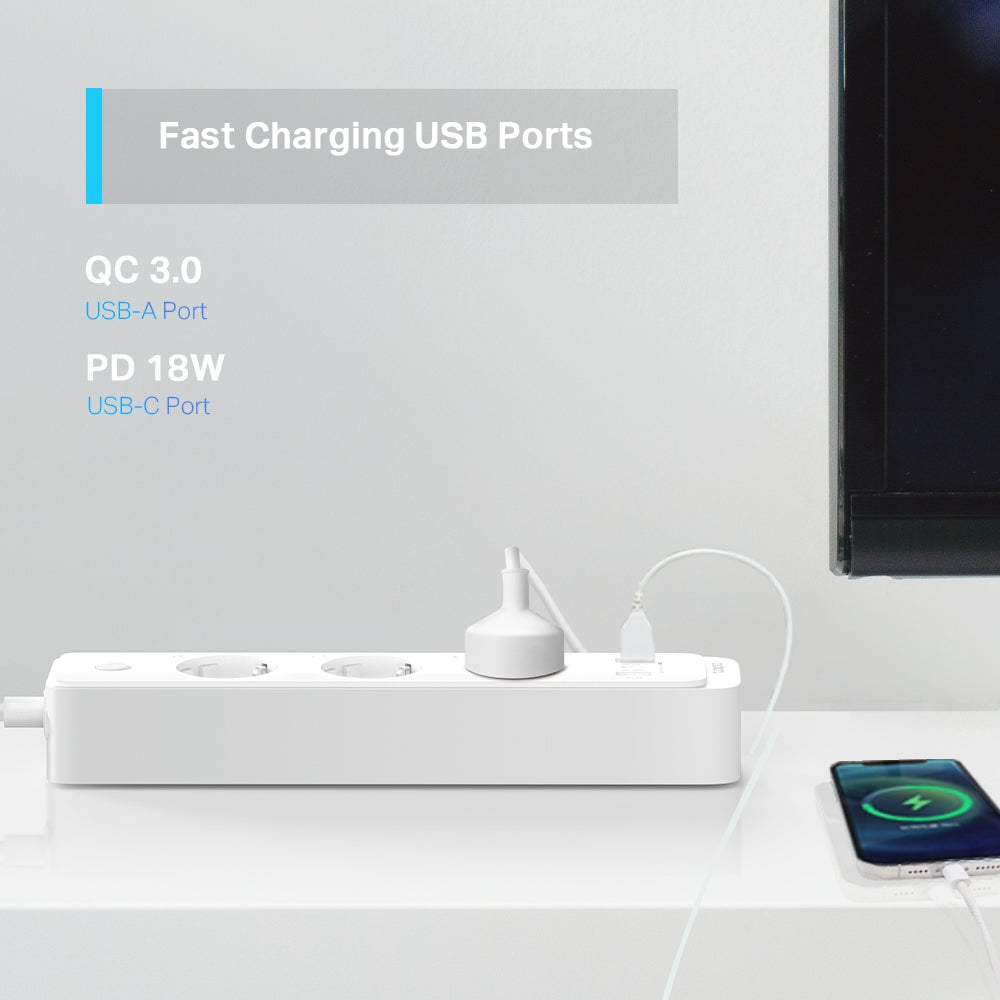 Smart Wi-Fi Power Strip - مشترك كهربائي ذكي Wi-Fi - P300