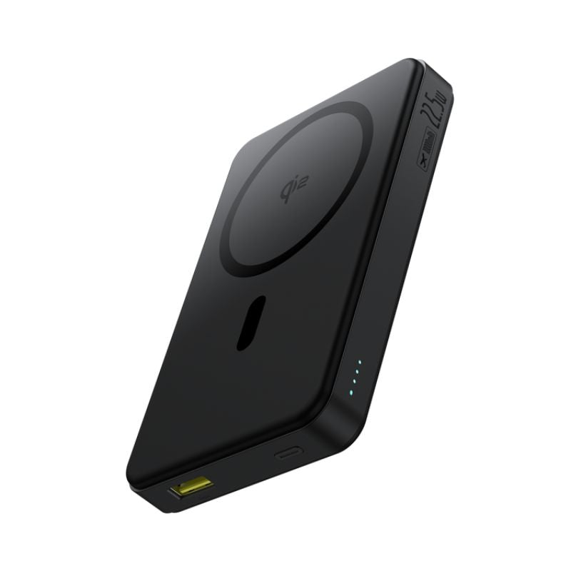 باسيوس باور بانك Airpow II مغناطيسي Qi2 ‏10000 مللي أمبير ‏22.5 واط (مع كابل C→C ‏30سم)