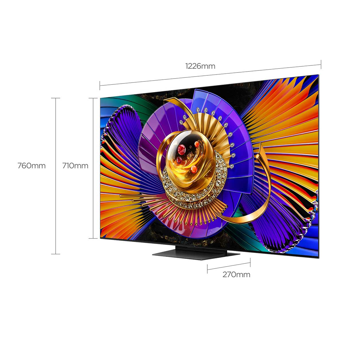 TCL C7L 55 بوصة - الأبعاد