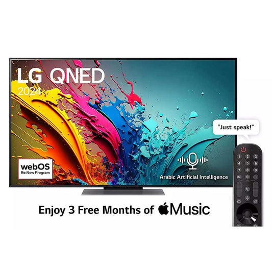 LG 55QNED86T6A Smart 55 -inch screen with AI Magic Remote, HDR10 and Webos 24 system