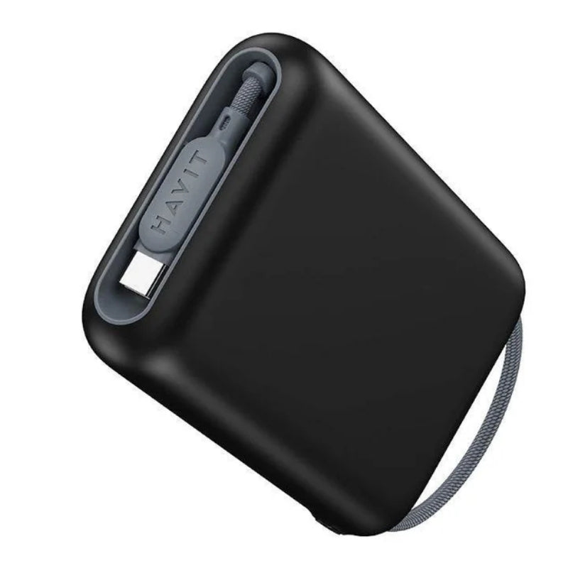 شاحن الطوارئ Havit PB35 بسعة 20000mAh وقدرة 22.5 واط للشحن السريع، باللون الأسود