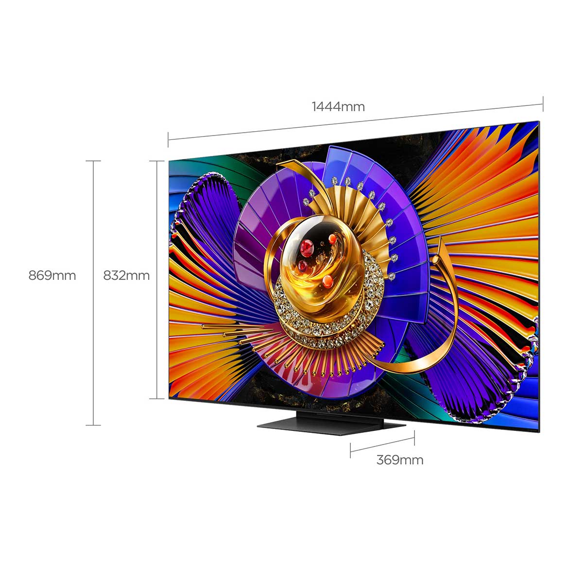 TCL C7L 65 بوصة - الأبعاد