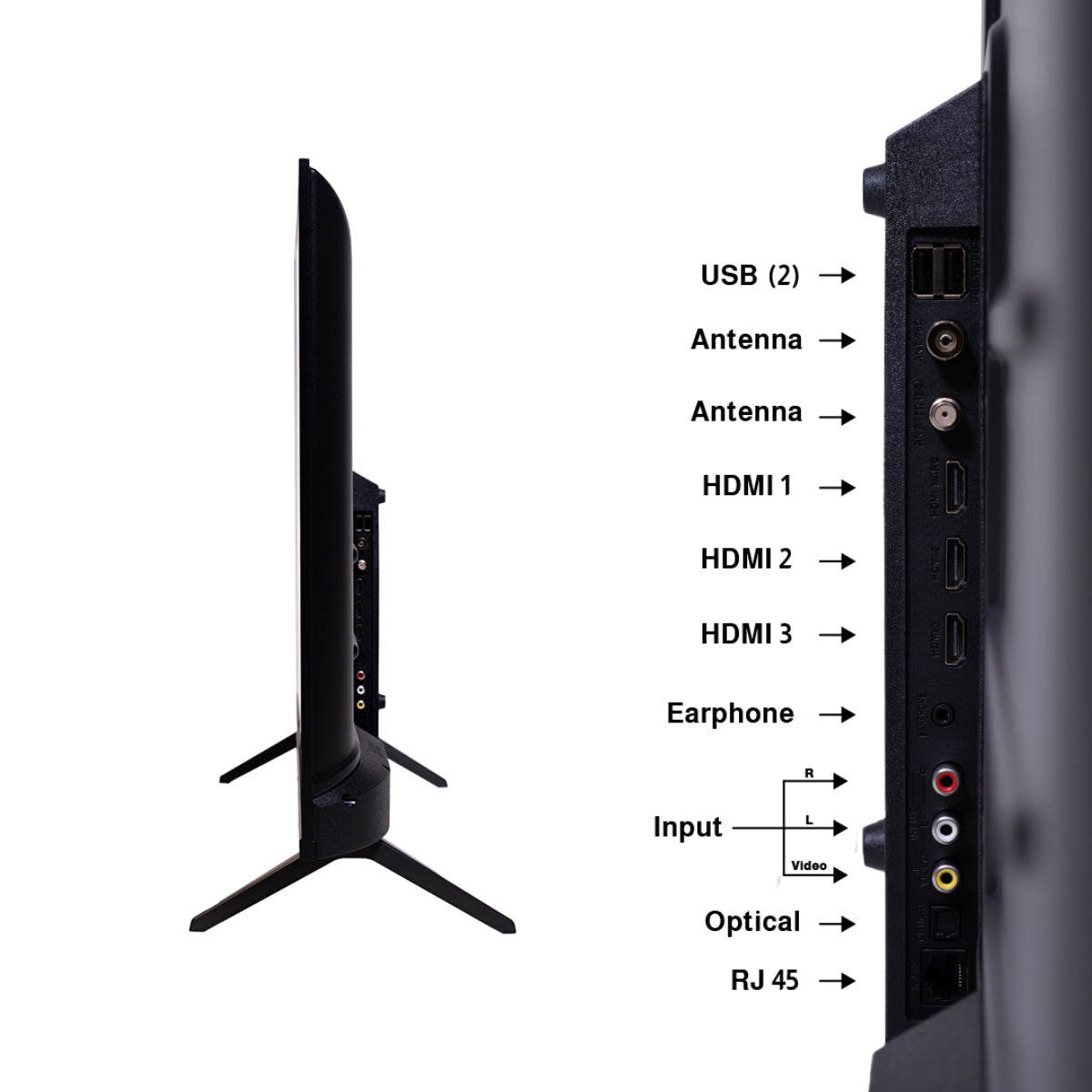 شاشة JVC 65 بوصة 4K Google TV