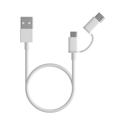 Mi 2-in-1 USB Cable Micro USB to Type C 100 CM