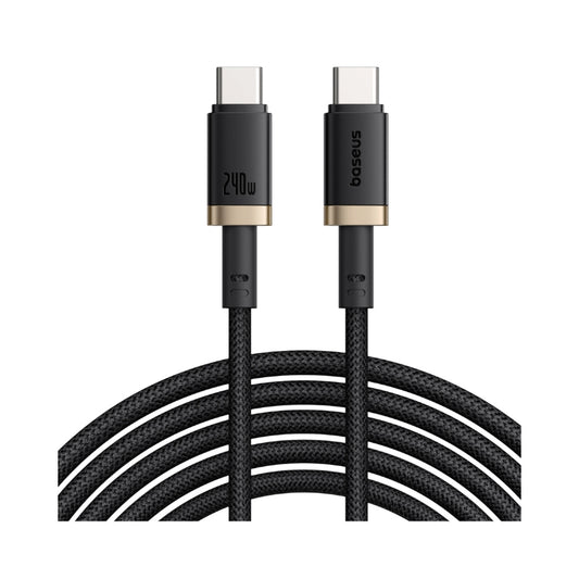 باسيوس كابل ديورا USB-C→C ‏240 واط بطول 1 متر أسود