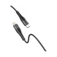 كابل هافيت USB C إلى LTG 20 واط بطول 1.2 متر أسود