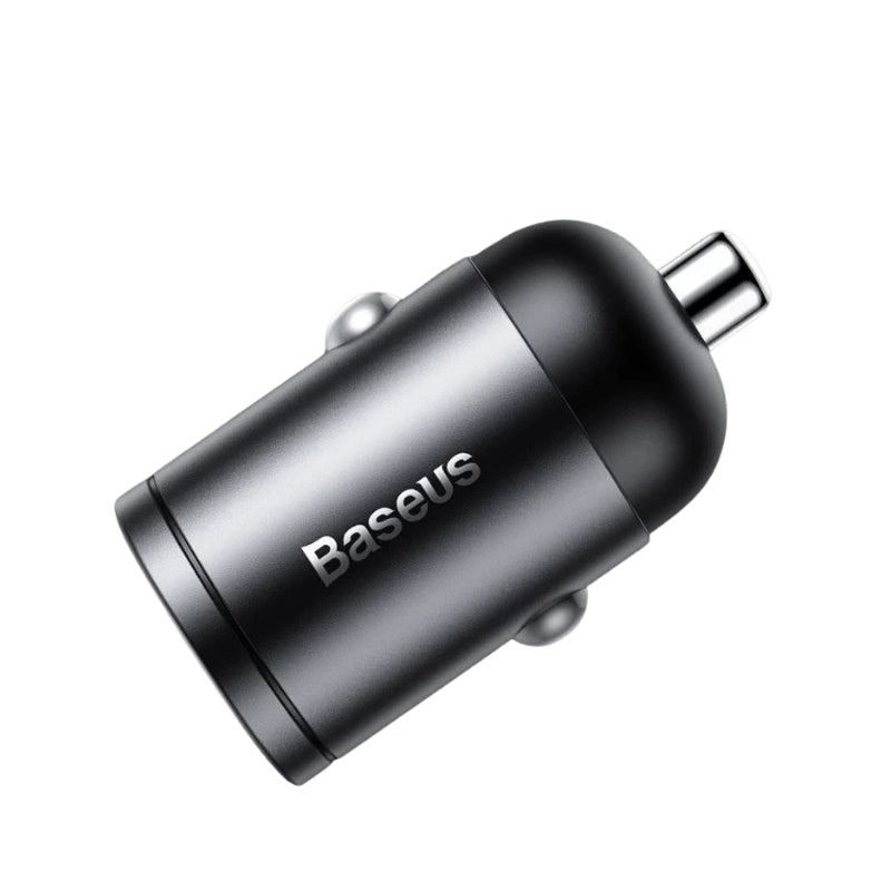 شاحن سيارة Baseus Tiny Star Mini – صغير الحجم مع كابل C+C مرفق