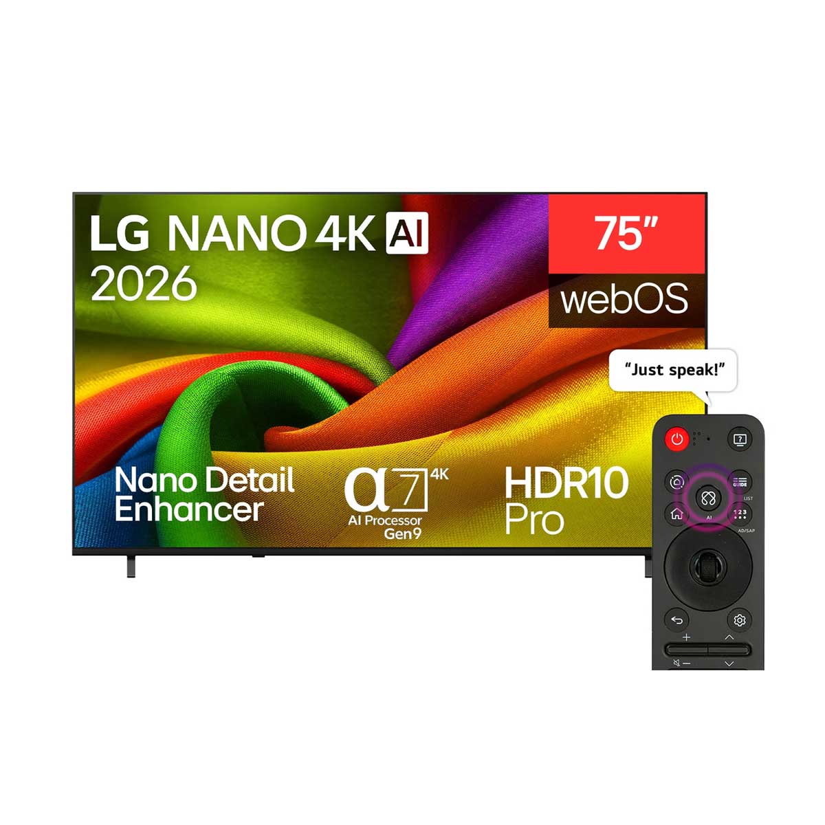 شاشة ال جي نانو 85 بوصة 4K موديل 85NU850B6LA