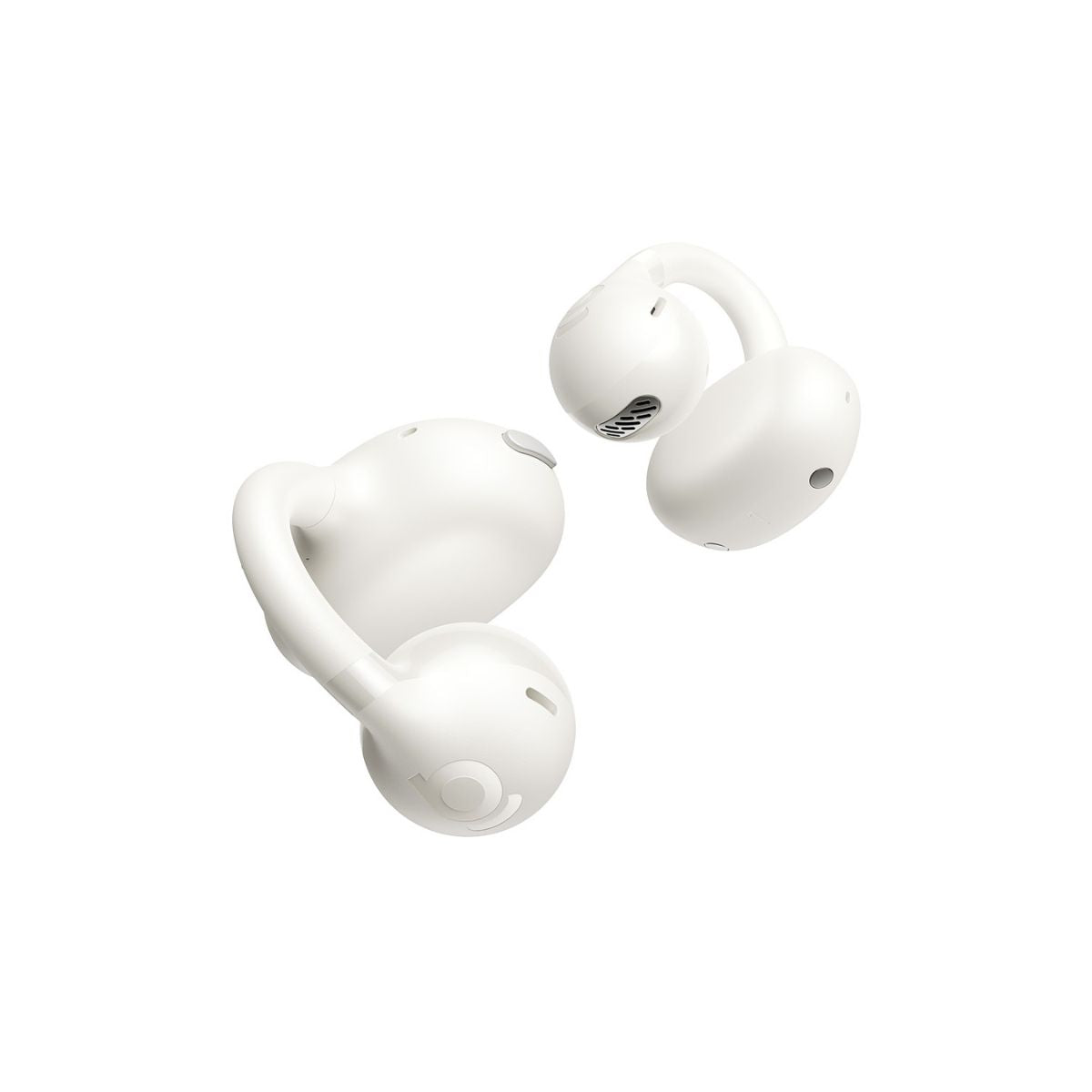 سماعات باسيوس Bass BC1 اللاسلكية (Open-Ear) - صُممت للراحة مع صوت باص عميق (أبيض)