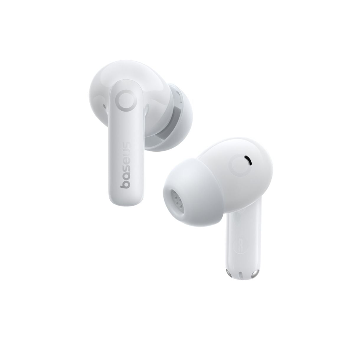 سماعات باسيوس Bass BP1 Pro اللاسلكية - صوت باص عميق وإلغاء ضوضاء ذكي (Moon White)