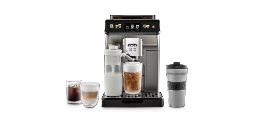 ماكينة القهوة De'Longhi EC450.86.T UK تعتبر من الأجهزة الأنيقة والمخصصة لتحضير القهوة بجودة عالية،