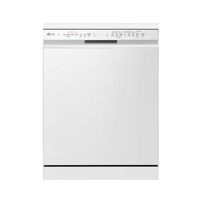 LG DFC435FW dishwasher with 14 sets, white color