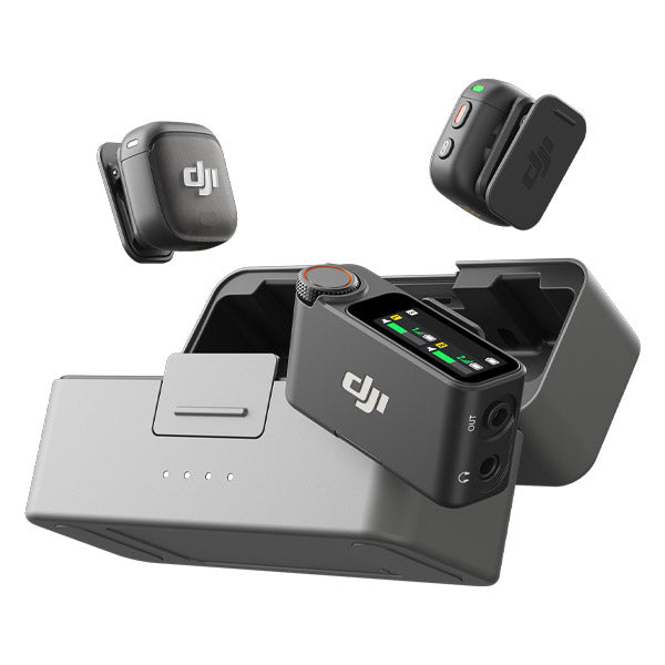مايك DJI Mic 3 مرسلين وريسيفر مع علبة شحن