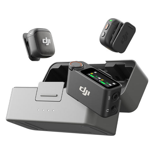 مايك DJI Mic 3 مرسلين وريسيفر مع علبة شحن