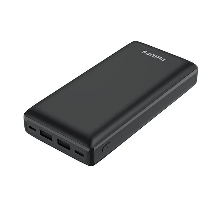 Power Pank Phelps with a capacity of 20,000 mAh - black