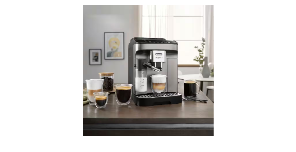 ماكينة القهوة De'Longhi Magnifica Evo ECAM290.81.TB هي ماكينة قهوة أوتوماتيكية بالكامل