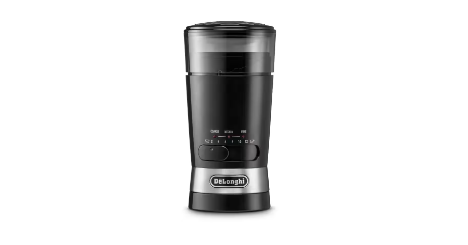 ماكينة طحن القهوة De'Longhi KG210 Black هي مطحنة قهوة كهربائية مدمجة وأنيقة