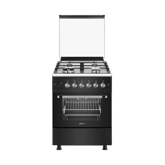 INSIDE FTS-6031-SBL Gas Cooker 4 Burners, Black طباخ انسايد