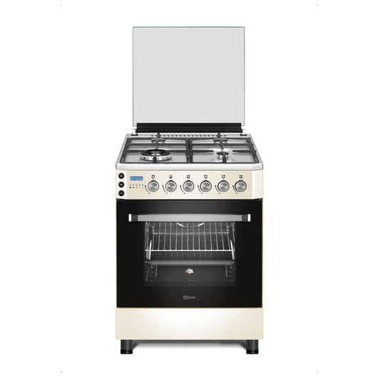 INSIDE FID-6031-SCR Gas Cooker 4 Burners, Black طباخ انسايد