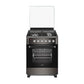 INSIDE FID-6031-SMK Gas Cooker 4 Burners, Black طباخ انسايد