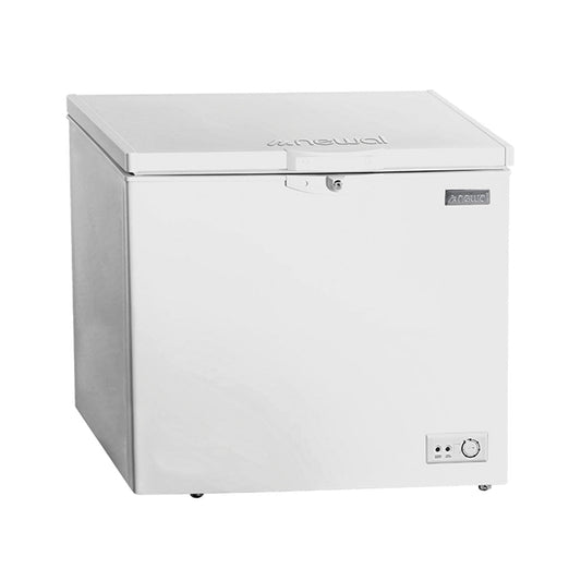 نيوال FRZ-158/01 فريزر أفقي 10 قدم، أبيض مجمدة نوال