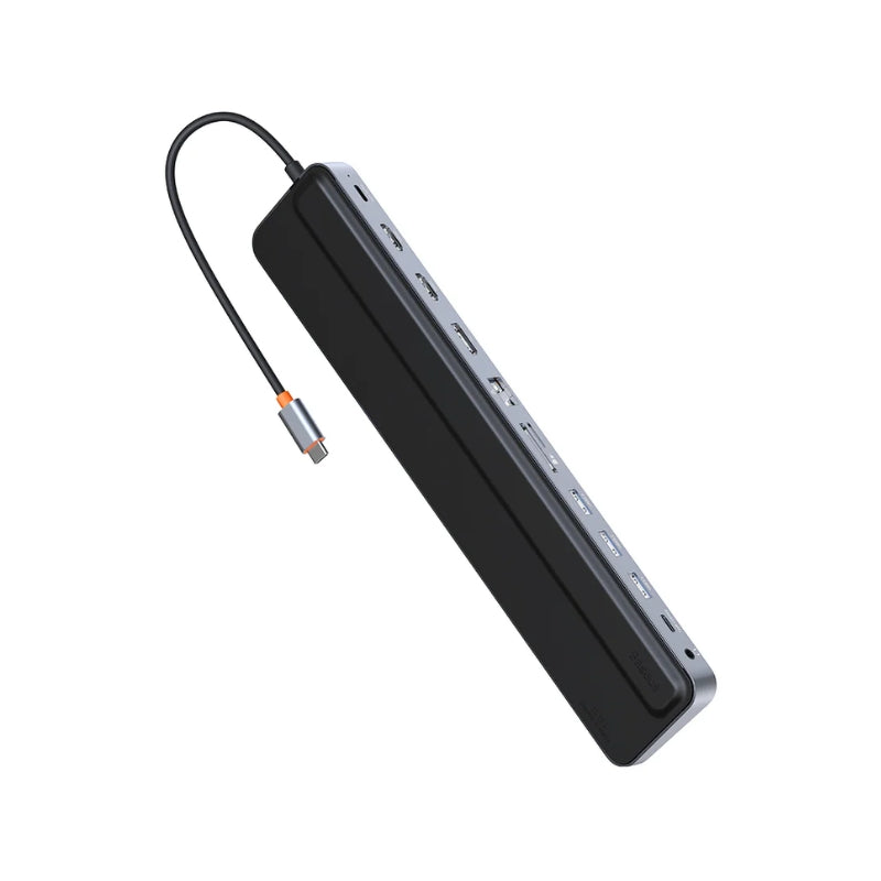 محطة الإرساء Baseus EliteJoy EH3 متعددة المنافذ 12‑في‑1 – رمادي فضائي أنيق
