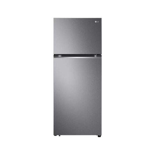 LG GNB-562GVEP refrigerator with a 375-liter upper freezer, equipped with Linear Cooling technology and Smart Inverter technology
