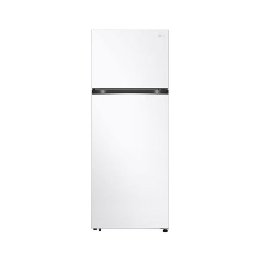 LG GNB-682FVWP refrigerator with a capacity of 493 liters, white color, equipped with Smart Inverter technology