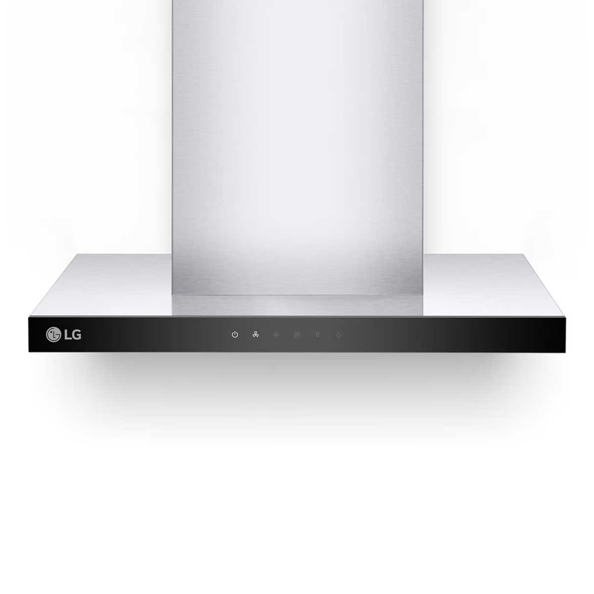 شفاط مطبخ LG HC7Z2425S بعرض 60 سم، مع تحكم باللمس وقوة شفط عالية