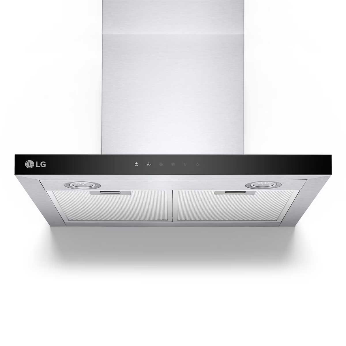 شفاط مطبخ LG HC7Z2425S بعرض 60 سم، مع تحكم باللمس وقوة شفط عالية