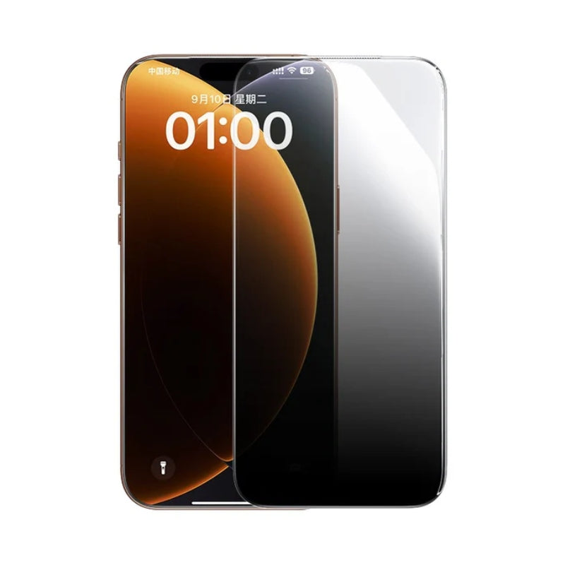لصاقة شاشة باسيوس Crystalline HD لهاتف iPhone 17، شفاف (مع صينية، عبوة واحدة)