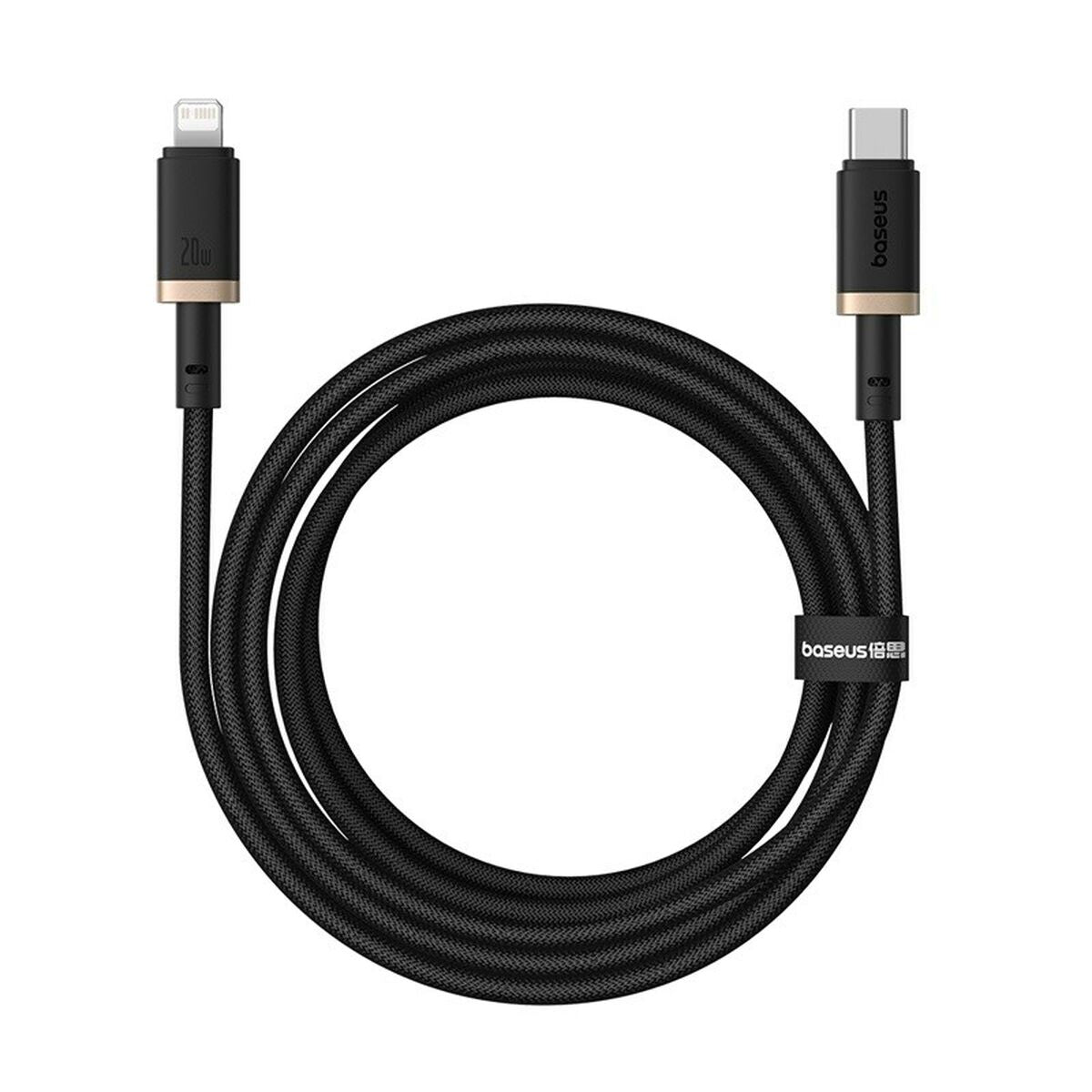 كابل باسيوس Dura فائق المتانة من USB-C إلى Lightning بقوة 20 واط - شحن سريع PD ونقل بيانات