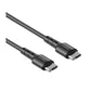 كابل هافيت CB6325، النوع C إلى C+C، طول 1.2 متر، قوة 100 واط، أسود