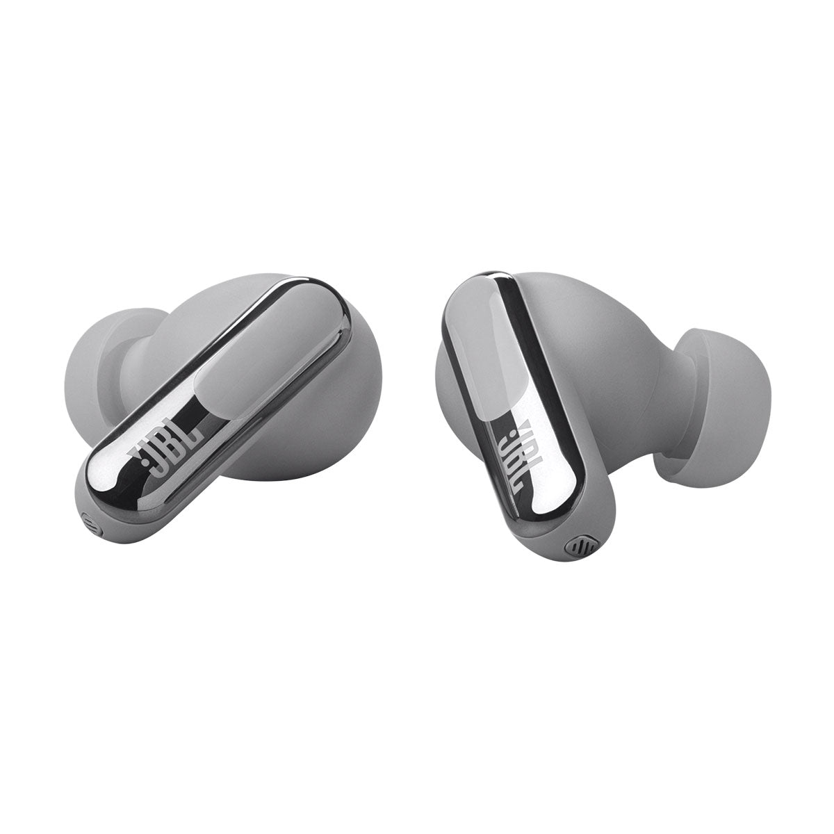 JBL Live Beam - silver - advanced audio performance and smart Inside in the ear design