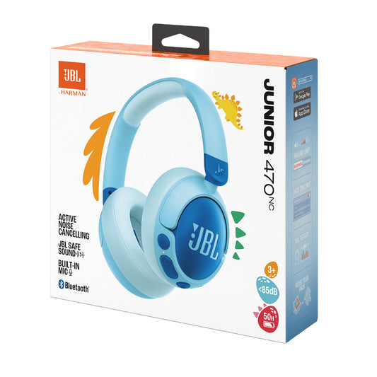 JBL JR 470NC - Blue - Safe Voice, Fun Design, and Child No.