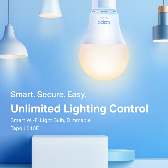 Smart Wi-Fi Light Bulb, Dimmable Tapo L510E - مصباح ذكي Wi-Fi قابل للتعتيم - Tapo L510E