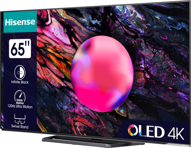 4K SMART OLED A85K شاشة هايسنس 65 عقدة