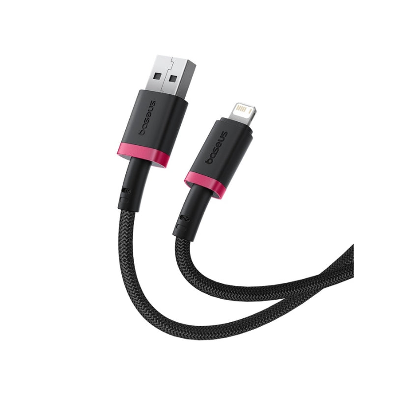 كيبل بيسيوس Dura Series للشحن السريع – USB إلى لايتنينغ بقدرة 2.4A