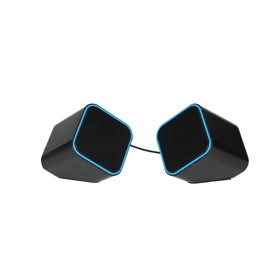 سماعات هافيت USB2.0 باللون الأسود + الأزرق