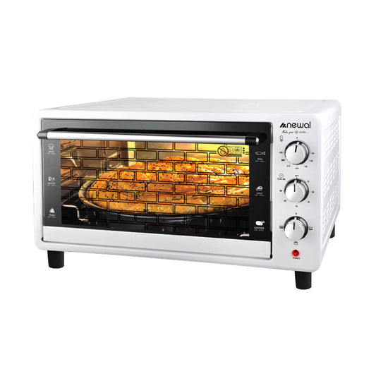 NEWAL MOV-1550/01 فرن ميكروويف، سعة 50 لتر، 1800 واط، أبيض فرن نوال