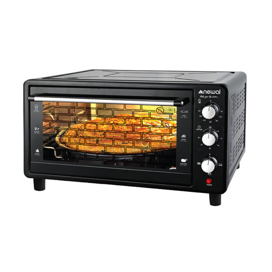 NEWAL MOV-1550/02 فرن ميكروويف، سعة 50 لتر، 1800 واط، أسود فرن نوال