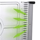 NEWAL MOV-1650/01 فرن ميكروويف، سعة 50 لتر، 1800 واط، أبيض فرن نوال