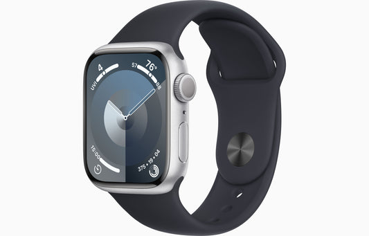 Apple Watch Series 9 45mm GPS Silver- ساعة ابل سيريز 9 مقاس 45ملم بنظام تحديد المواقع -اللون سلفر