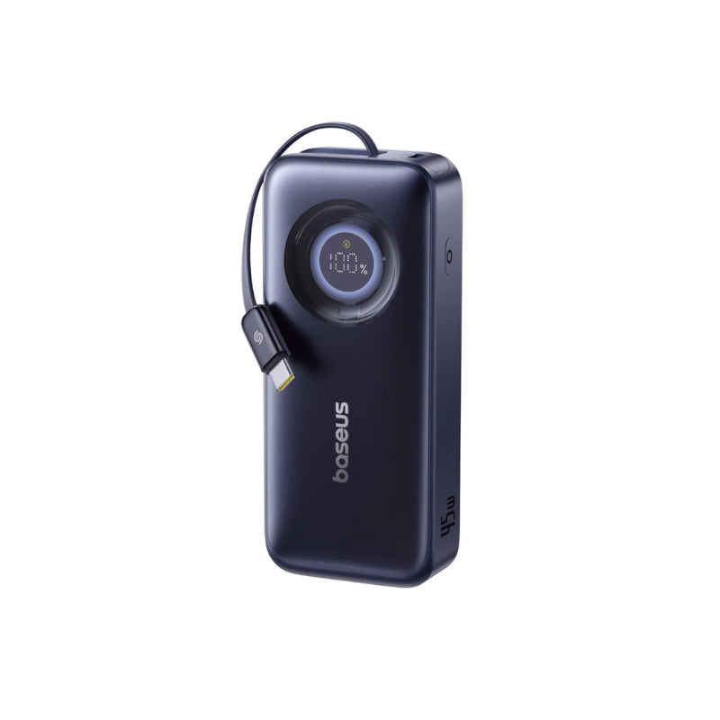 باسيوس – بنك طاقة EnerCore CR11 مع كابل قابل للسحب بسعة 10000mAh وقدرة 45 واط
