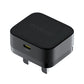باسيوس شاحن بالم 1C ‏20 واط UK  (مع كابل C→iP ‏20 واط بطول 1م )