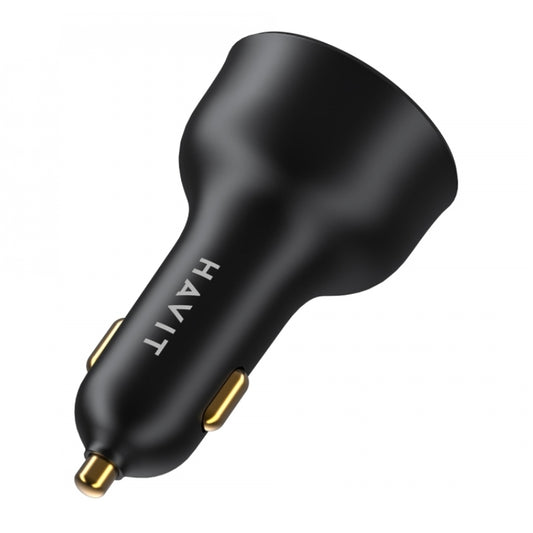 شاحن السيارة Havit CC100W 100W مع شاشة LED باللون الأسود