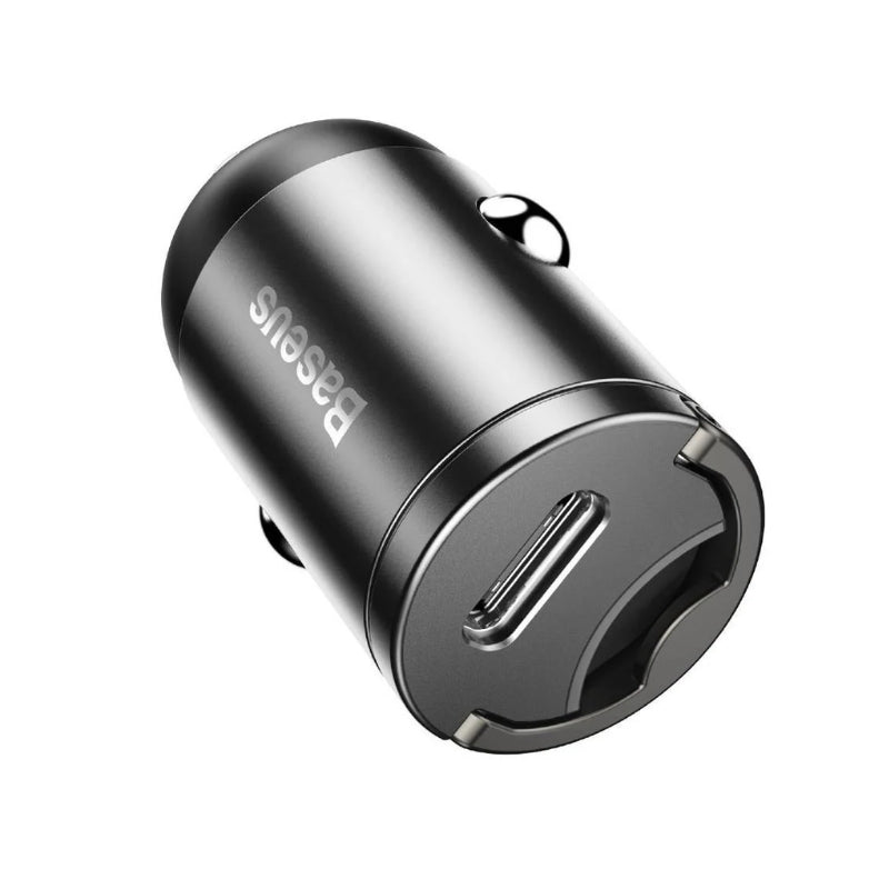 شاحن سيارة Baseus Tiny Star Mini – صغير الحجم مع كابل C+C مرفق